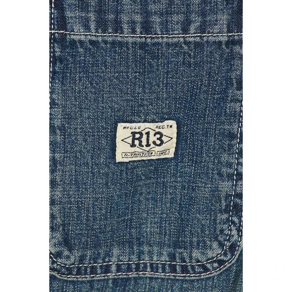 💕 R13 Debbie short sleeve coverall in Windsor blue size S JLo jumpsuit onesie - Picture 8 of 13